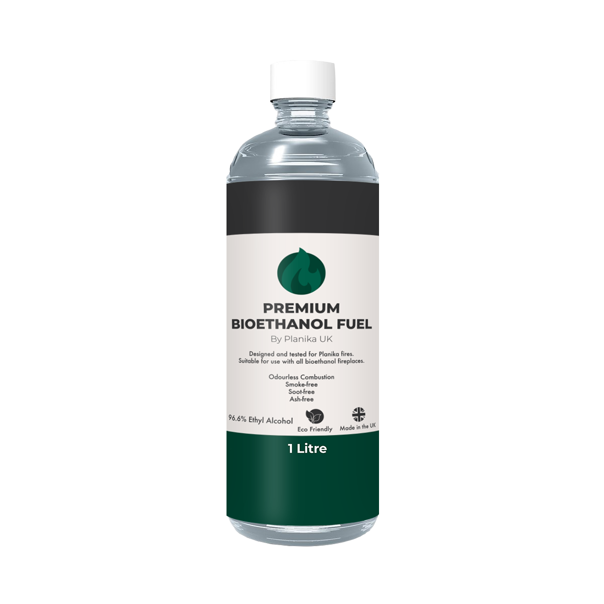 Premium Bioethanol Fuel 12x 1 Litre Bottles
